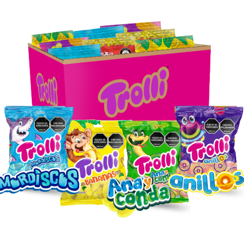 Gomitas Trolli Caja Magenta